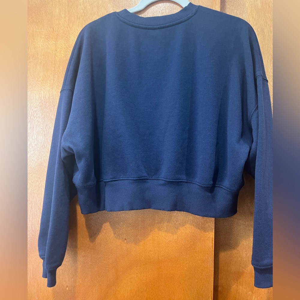 PROTREND Navy Blue Skeleton Hand Sweater - Picture 5 of 6